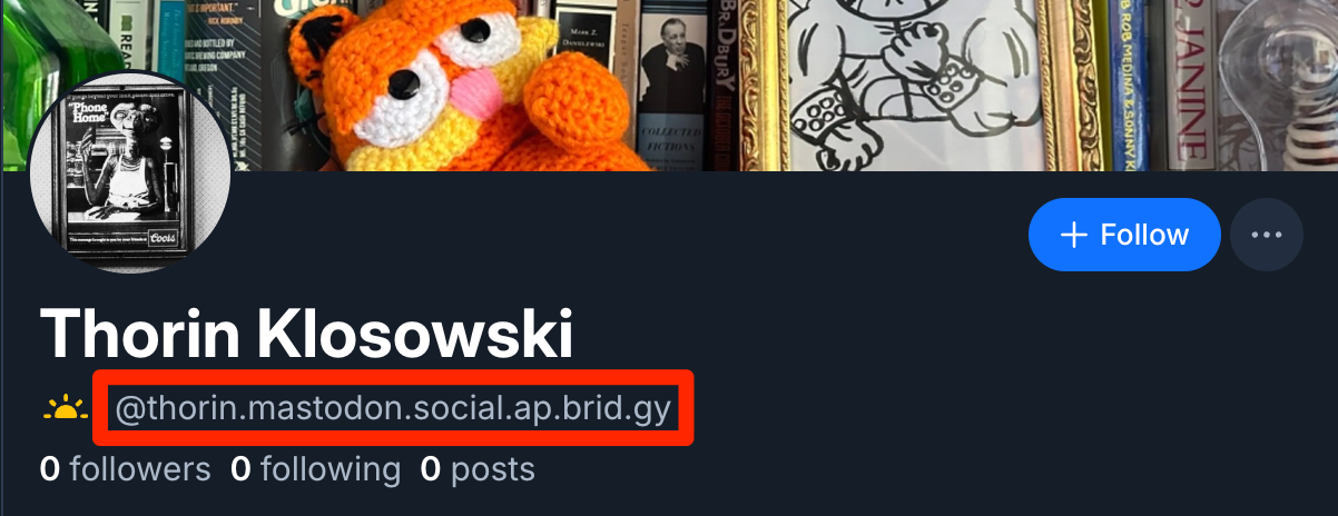 ejemplo de un perfil de usuario de mastodon visto desde threads ejemplo de un perfil de usuario de mastodon visto desde threads